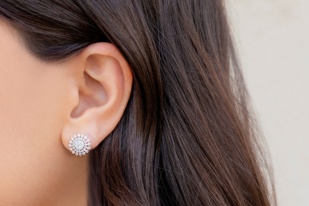 Alternative metal earrings at Benari Jewelers