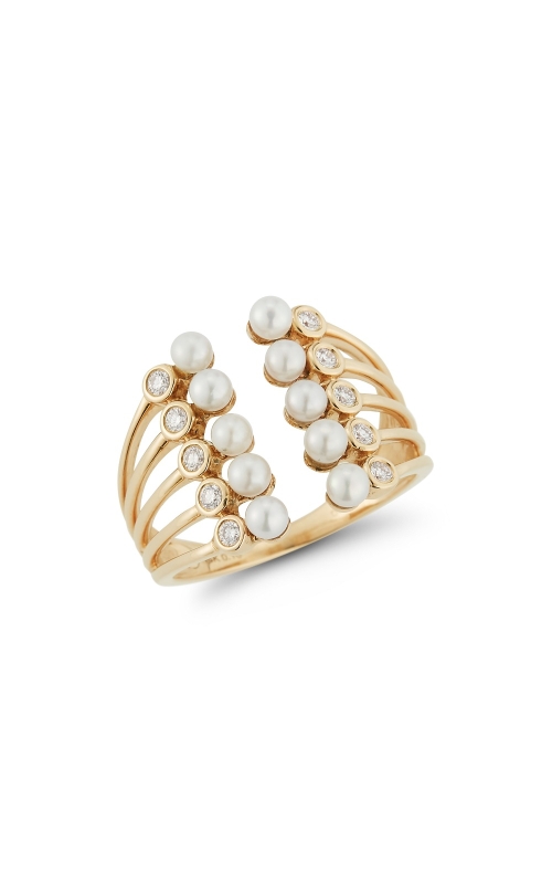 PEARL AND DIAMOND RING 300-00066