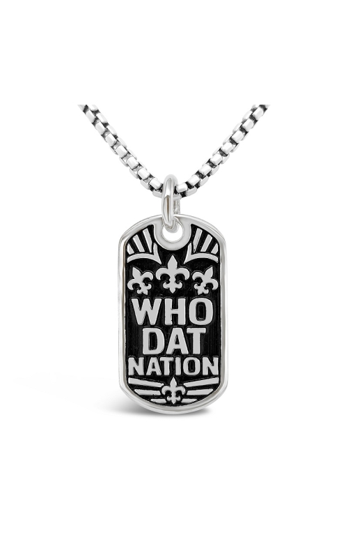 WHO DAT NATION DOG TAG 750-00054