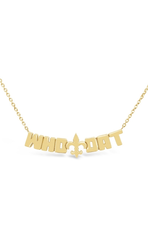 WHO DAT FDL NECKLACE 458-00173