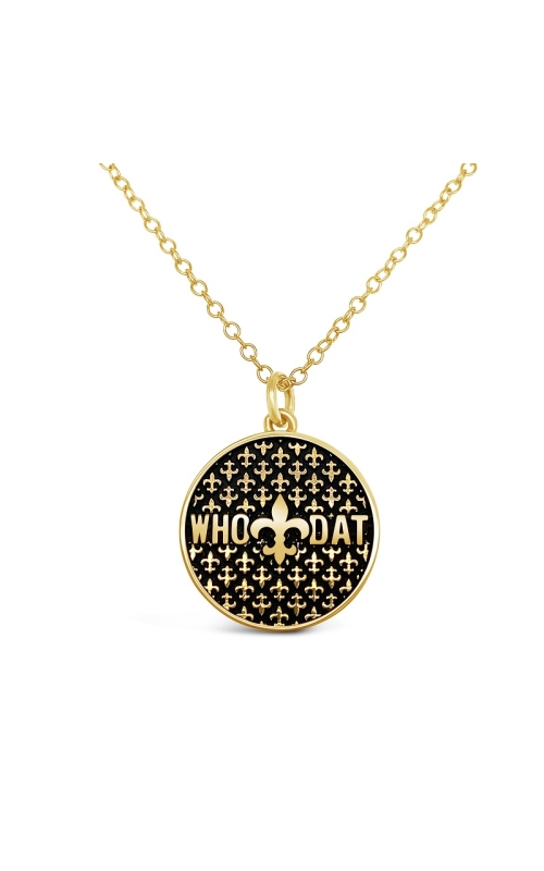 WHO DAT MEDALLION PENDANT 458-00253