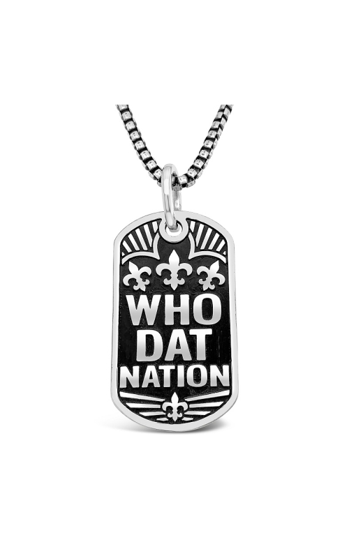 WHO DAT LARGE DOG TAG 750-00093