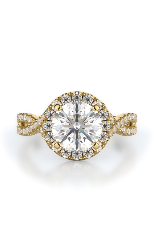 Local Test Data Engagement Ring  LDT-ER-004-YG-CZ